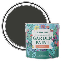 Rust-Oleum Black Mould-Resistant Garden Paint In Satin Finish - Dark Magic 2.5L
