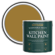Rust-Oleum Yellow Washable Kitchen Wall Paint in Matt Finish - Wet Harvest 2.5L