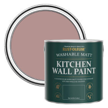Rust-Oleum Pink Washable Kitchen Wall Paint in Matt Finish - Heartfelt 2.5L