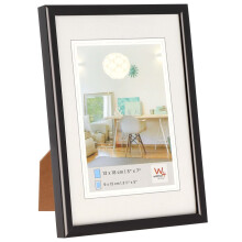 walther Design Picture Frame Steel 50 x 70 cm with Art Glass, New Lifestyle Plastic Frame KVX070D