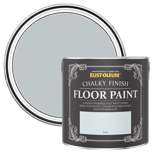 Rust-Oleum Rust-Oleum Light Blue Scratch-Proof Floor Paint in Matt Finish - Icecap 2.5L