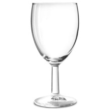 Arcoroc Savoie Wine Glasses 6.7oz LCE at 125ml, Pack of 12, Red