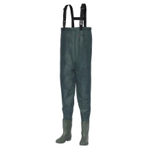 Shakespeare Sigma Nylon Chest Wader, Overalls, Waders, For Wading, Fly Fishing, Hunting, Muck Work, Unisex, Grey/Green, EU 42 | UK 8 |US 9