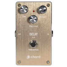 Chord | Guitar Delay effects Pedal With Adjustable Time, Feedback & Level Control