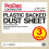 ProDec Contractor 3 pack 12ft x 9ft Contractor Poly Backed Dust Sheet 1