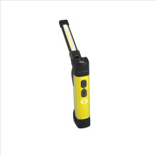 C.K Tools Rechargeable COB Inspection Light 240 Lumen, Magnetic Clamp and Hook, USB C Work Torch with Tip and Red Modes