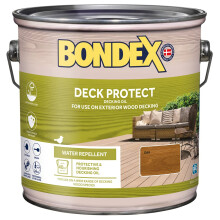 Bondex - Deck Protect Wood Stain - Oak - 2.5L