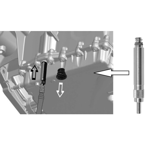 Laser 7392 ATF Adaptor - for DSG Gear Boxes VAG 7 Speed, Silver 1