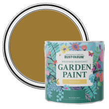 Rust-Oleum Yellow Mould-Resistant Garden Paint In Matt Finish - Wet Harvest 2.5L
