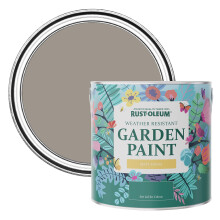 Rust-Oleum Brown Mould-Resistant Garden Paint In Matt Finish - Whipped Truffle 2.5L