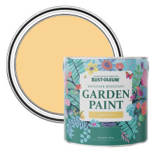 Rust-Oleum Yellow Mould-Resistant Garden Paint In Matt Finish - Mustard 2.5L