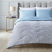 Night Lark Coverless Duvet 6 Tog Spring Summer - Blue Garden, Single