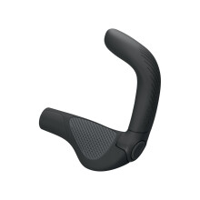Ergon GP5 EVO Bicycle Grips with built in Bar Ends, Black, Large