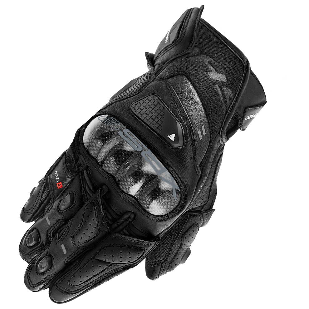 Shima Men's Black Xrs-3 Motorcycle Gloves - Image 2