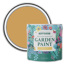 Rust-Oleum Yellow Mould-Resistant Garden Paint In Matt Finish - Dijon 2.5L