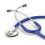 ADC Adscope 612 - Lightweight Platinum Clinician Stethoscope - Royal Blue 2