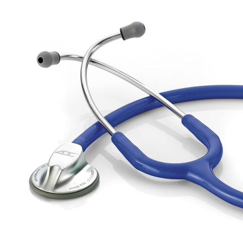 ADC Adscope 612 - Lightweight Platinum Clinician Stethoscope - Royal Blue 1