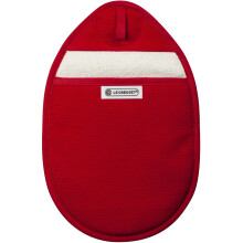Le Creuset Pot Holder, 100 Percent cotton, 12.5 in / 32 cm long, Cerise, 95002700060000