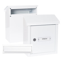ARREGUI V4031 Pack Letter Box + Steel Letter Catcher for Doors or Gates on the Outside, Exterior Mailbox, Mouth Box, 23 x 3 cm, Size S (DIN A5)