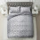 Emma Barclay Eden - Embellished Jacquard Duvet Set in Silver - King 4