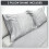 Emma Barclay Eden - Embellished Jacquard Duvet Set in Silver - King 3