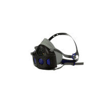 3M Secure Click Reusable Half Mask Respirator, Large, HF-803SD