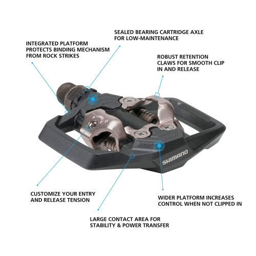 Shimano Shimano PD-M530 Pedals - Black 1