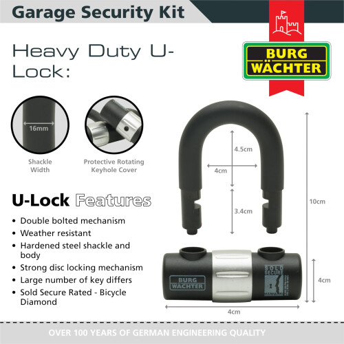 Burg-Wachter Garage Security Kit - 3m 2