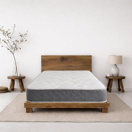 Starlight Beds Grey Matrix Single Mattress - 90x190x19cm 1