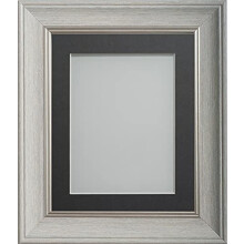 Frame Company Drummond Range Pale Grey 20x16 inch Picture Photo Frame with Grey Mount for Image 15x10 inch * Choice of Sizes* Fitted with Real Glass