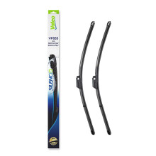VALEO Silencio Wiper - VF833 - Kit of High Performance, Superior Road Visibility, Easy Installation Original Flat Blades 600mm/600mm - Front
