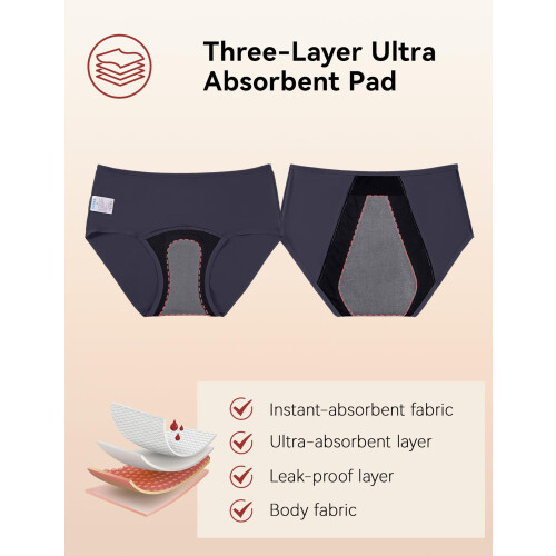 Carer 3 Pack Women's Incontinence Pants 150ml Absorbency 2