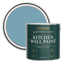 Rust-Oleum Blue Washable Kitchen Wall Paint in Matt Finish - Belgrave 2.5L