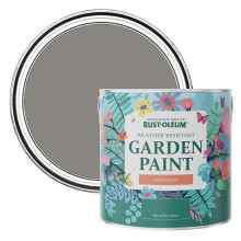 Rust-Oleum Grey Mould-Resistant Garden Paint In Satin Finish - Art School 2.5L