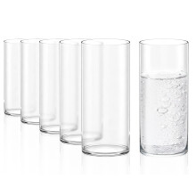 Stölzle Lausitz Kyoto Bar Water Glasses Set - 400 ml/Set of 6 Water Glasses Dishwasher Safe/Drinking Glasses Set of 6 / Juice Glasses Set