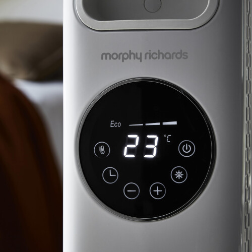 Morphy Richards Morphy Richards HeatFlux Digital Oil Filled Radiator, Remote Control, 15m2 Coverage, Personalised Warmth, Timer, Eco Mode, Auto Switch off 2