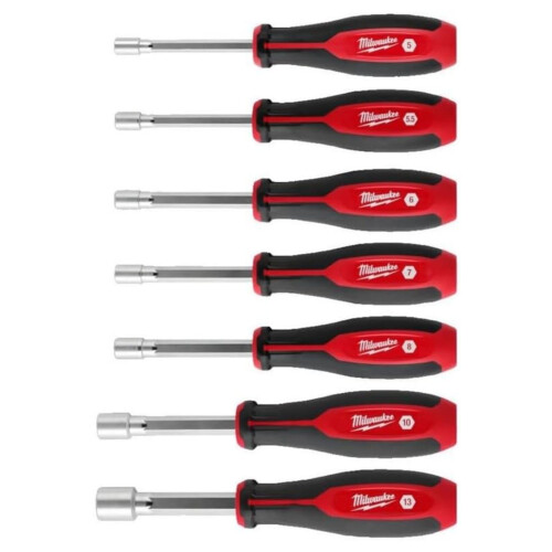 Milwaukee Milwaukee 4932492372 Hollow Core Nut Driver Set 7 Piece