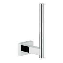 GROHE 40623001 Essentials Cube Roll Holder Silver
