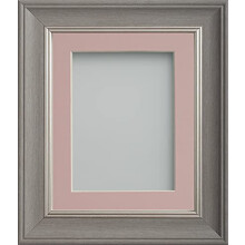 Frame Company Drummond Range Gunmetal Grey 20x16 inch Picture Photo Frame with Pink Mount for Image A3 * Choice of Sizes* Fitted with Real Glass