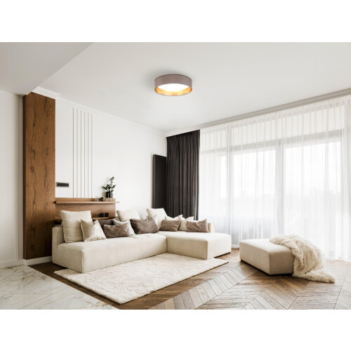EGLO Eglo LED Ceiling lamp Palomaro, Round Fabric Ceiling Light 2