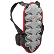 Black Crevice Back Protector Black/Red/Silver 8 Years (128 cm)