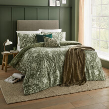 furn. Wylder Albus Duvet Cover Set (Forest Green - King)
