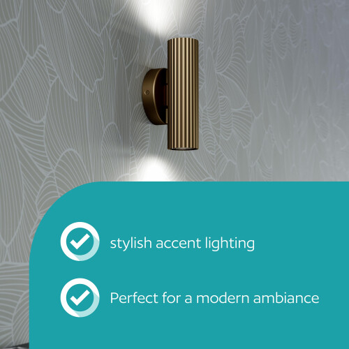 EGLO Eglo Bedside wall Light Portillo, Indoor lamp with uplight and Downlight 1
