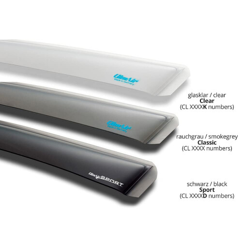 ClimAir Window Visors Dark compatible with Kia Stonic 2017 1