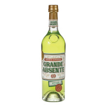 Absente Grande 69 Absinthe Alcohol - 69 percent ABV High Proof Alcohol - 70cl - Ready to Drink - Produced by Distilleries et Domaines de Provence