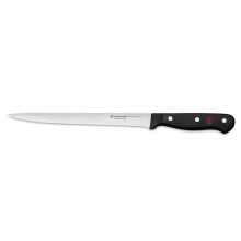 Wüsthof Gourmet 8 Inch Flexible Fillet Knife, Black/Silver