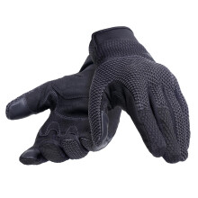 Dainese - Torino Woman Gloves, Fabric Motorcycle Gloves, Knuckle Protectors, Touch Screen, Women's Motorcycle Gloves, Black/Anthracite, S