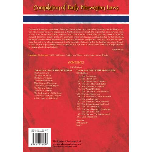 The Earliest Norwegian Laws 2