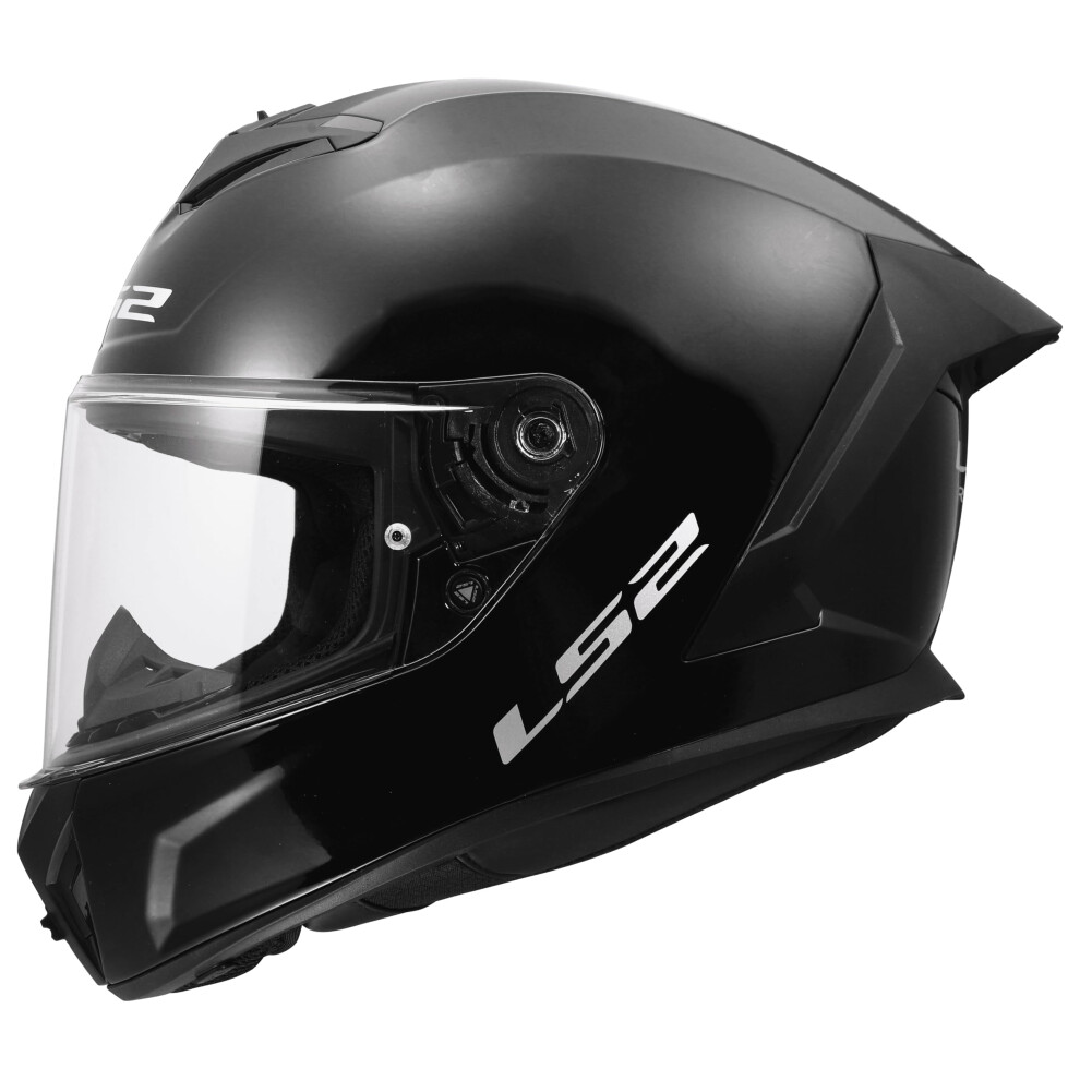 Ls2 Ff820 Rapid 3 Full Face Motorcycle Crash Helmet - Gloss - 3XL (65-66Cm) Black 6942141787102