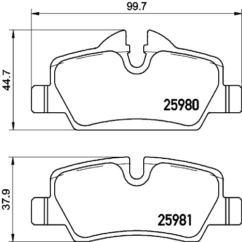Brembo BREMBO P 06 090 Brake Pads 2